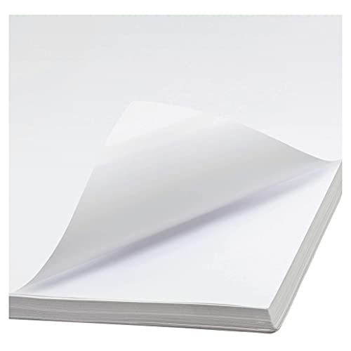 Avarrix Australia A4 Sticker Paper, Paper-Based Matte White, 100 Sheets, Self Adhesive Premium Sticker Paper for Inkjet and Laser Printer, 100gsm Thickness Printable Label Sheets