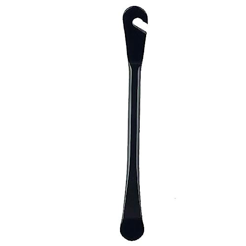 Zelerdo 8 Pack Bike Tire Lever Tyre Spoon Iron Changing Tool for Repair Bike Tube (Black)