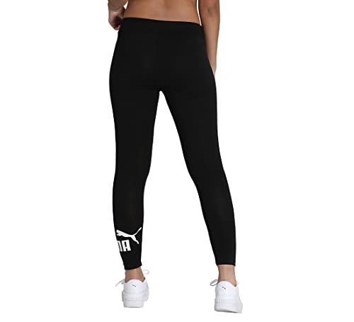 PUMA Unisex Essential Logo Leggings, Black, Medium