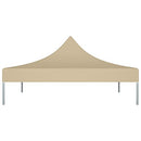 vidaXL Party Tent Roof 2x2 m Beige 270 g/m²