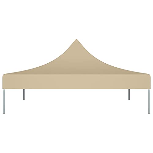 vidaXL Party Tent Roof 2x2 m Beige 270 g/m²