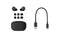 Sony WF-1000XM5 Noise Cancelling Wireless Earphones - Up to 24 hours battery life – Truly Wireless style - Optimised for Alexa and Google Assistant - with built-in mic for phone calls – Black