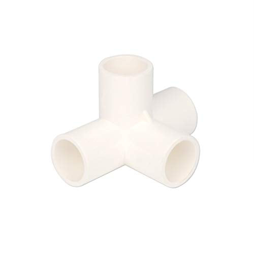 10Pcs 4 Way Inner Diameter 20mm PVC Fitting Build Heavy Duty Greenhouse Frame Furniture Connectors