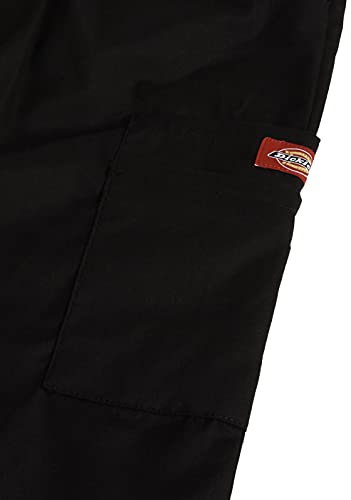 Dickies Womens Signature Elastic Waist Medical-Scrubs-Pants, Black, Small US