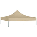 vidaXL Party Tent Roof 2x2 m Beige 270 g/m²