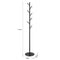 Coat Rack Metal Clothes Stand with 7 Hooks Hanger Hat Holder Closet Hall Tree Frestanding Garment Stand Entryway Black