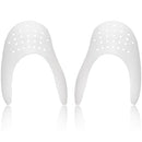 SOL3 Crease Guards™ | Shoe Crease Protectors for Sneakers - Air Force 1, Jordans, Dunks - 2 Pairs, White, Large (Men’s 7.5-13)