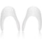 SOL3 Crease Guards™ | Shoe Crease Protectors for Sneakers - Air Force 1, Jordans, Dunks - 2 Pairs, White, Large (Men’s 7.5-13)