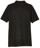 PUMA Men's Essential Pique Polo Shirt, Black, XXL