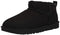 UGG Women's Classic Ultra Mini Boot, Black, 11 US