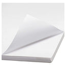 Avarrix Australia A4 Sticker Paper, Paper-Based Glossy White, 50 Sheets, Self Adhesive Premium Glossy Sticker Paper for Laser Printer Only, 80gsm Thickness Printable Label Sheets