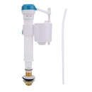 Toilet Fill Valve Toilet Fill Valve Bottom Entry ABS Toilet Push Button Fill Valve Dual Flush Cistern Syphon Bathroom Blue White UK G1/2 (4 Points Copper Pipe Water Inlet Valve)