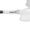 Stanley Clear Lens Transparent Safety Glasses - Clear Safety Glasses For Men & Women - Transparent Arms and Lenses with UV Protection Glasses - Rubber Tipped No-Slip Design - SY1201D