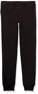 Hanes Big Girls' ComfortSoft EcoSmart Fleece Jogger Pants, Black, S