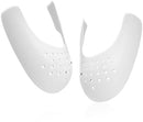 SOL3 Crease Guards™ | Shoe Crease Protectors for Sneakers - Air Force 1, Jordans, Dunks - 2 Pairs, White, Large (Men’s 7.5-13)