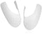 SOL3 Crease Guards™ | Shoe Crease Protectors for Sneakers - Air Force 1, Jordans, Dunks - 2 Pairs, White, Large (Men’s 7.5-13)