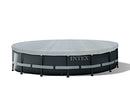 Intex 4.88M Deluxe Round Above Ground Outdoor Pool UV Protective Cover Set