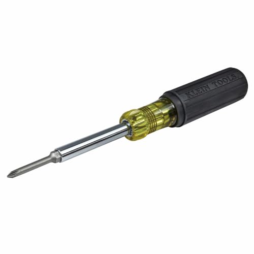 Klein Tools 32559 Extended-Reach Multi Bit Screwdriver/Nut Driver with Cushion Grip