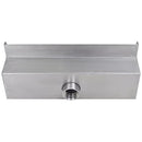 vidaXL Stainless Steel Rectangular Waterfall Pool Fountain, 30 cm - Decorative, Durable, Consistent Water Flow - Silver