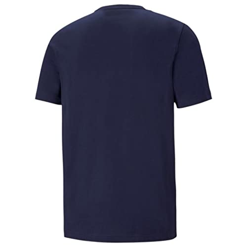 PUMA Men's Essential Logo Tee, Black, XL