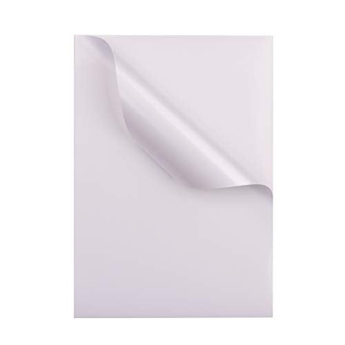 Avarrix Australia Printable Vinyl Sticker Paper for Inkjet Laser Printer, Glossy White, 100 Sheets, Waterproof Label Stickers, Printable Vinyl Sheets, Tear Resistant, Quick Dry Vibrant Colours, A4