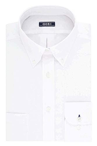 IZOD Men's Tall FIT Dress Shirts Stretch Solid (Big and Tall), White, 17" Neck 35"-36" Sleeve