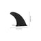 BESPORTBLE 2pcs Surfboard Fin Single Tab Fin Longboard Center Fin Paddleboard Accessories Surfboard Paddleboard Longboard Fin Stand up Paddle Board Fin Paddle Fin Marine Tail Plastic