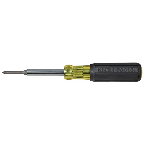 Klein Tools 32559 Extended-Reach Multi Bit Screwdriver/Nut Driver with Cushion Grip