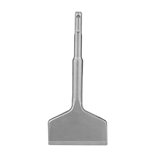 SDS Plus 3-in Wide Cranked Angled Bent Tile Removal Chisel,SDS-Plus Shank Tile Removal Chisel Bit Thinset Scraper Wall and Floor Scraper(3" X 6.5")