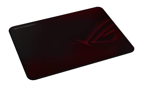 ASUS ROG Scabbard II Gaming Mouse Pad - Protective Nano Coating Surface Repels Water-Oil-Dust, Anti-Fray Flat Stitched Edges, Non-Slip Rubber Base, Optimized Surface for Smooth Glide and Comfort