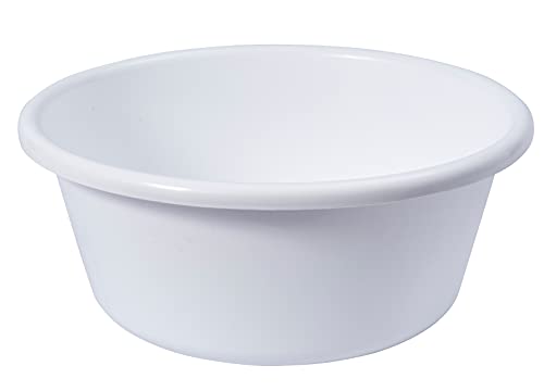 Decor Round Basin, 10 Litre Capacity, White