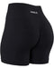 AUROLA Power Workout Shorts for Women Tummy Control Squat Proof Ribbed Thick Seamless Scrunch Active Short, Pack(black/Natural/Blanc De Blanc)