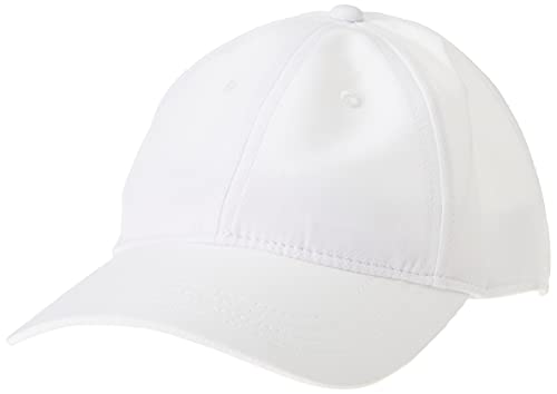 Lacoste Men's Basic Dry Fit Cap, White, One Size