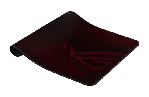 ASUS ROG Scabbard II Gaming Mouse Pad - Protective Nano Coating Surface Repels Water-Oil-Dust, Anti-Fray Flat Stitched Edges, Non-Slip Rubber Base, Optimized Surface for Smooth Glide and Comfort