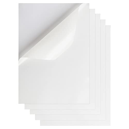 Avarrix Australia A4 Sticker Paper, Paper-Based Glossy White, 50 Sheets, Self Adhesive Premium Glossy Sticker Paper for Inkjet and Laser Printer, 90gsm Thickness Printable Label Sheets