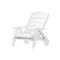 Gardeon Sun Lounge, Folding Camping Chair Lounger Day Bed Chaise Beach Chairs Outdoor Furniture Garden Patio Setting Pool Backyard, with Wheels Armrest Backrest White