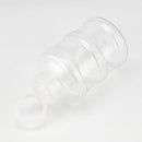 ZEONHEI 12 PCS 24oz Plastic Juice Bottles with Caps, 700ml Cute Bubble Tea Clear Water Bottles, Pull Ring Top Juice Bottles for Smoothie, Boba Tea and Cold Brew Tea