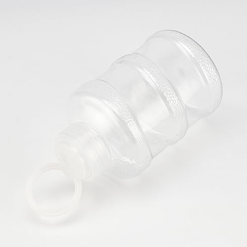 ZEONHEI 12 PCS 24oz Plastic Juice Bottles with Caps, 700ml Cute Bubble Tea Clear Water Bottles, Pull Ring Top Juice Bottles for Smoothie, Boba Tea and Cold Brew Tea