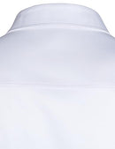 ZEROYAA Mens Slim Fit Long Sleeve Tuxedo Dress Shirts/Prom Performing Shirts, Z54-white Black, X-Large