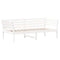 vidaXL White Solid Pine Wood Daybed - Sofa and Bed Combo for Bedroom, 90x190 cm Single Mattress Compatibility, with Safety Guardrails and Supportive Plywood Slats - Modern Day Bed Couch Design, 842879