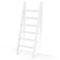 ZHOMUD Blanket Ladder, 6 Tier Blanket Holder, 68.9 Inch Tall Blanket Rack, Ladder Shelf Against The Wall, Rustic Bamboo Quilt Rack Stand for Bathroom, Living Room, Bedroom, Balcony, White