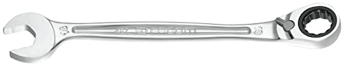 Facom - Set of 10 Metric and Inch Combination Ratchet Spanners - 467B.JP10 - Compact and Easy to Use - Chemical Resistant - Long Life - Portable Case