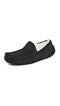 UGG Men's Ascot Slipper, Black Suede, 10 US