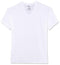 Hanes Men's White V-Neck T-Shirts (Large (42-44), White (6 Pack))