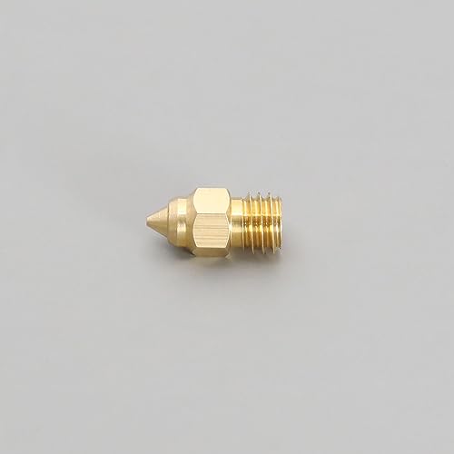 ECSiNG 10 X CR6-SE 3D Printer Brass Nozzle Compatible with CR-6 SE/Ender-3 Series/Ender-5 Series/Ender-6/ CR-10 Series/Ender 3 S1 Series 0.4mm 3D Printer Accessories