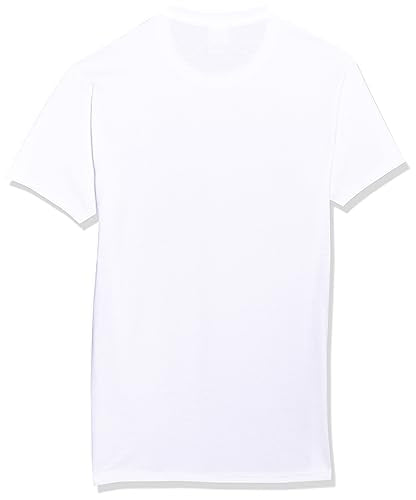 Hanes Men's ComfortSoft T-Shirt (Pack of 6), White, Large