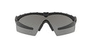 Oakley Men's OO9213 Ballistic M Frame 2.0 Shield Sunglasses, Matte Black/Grey