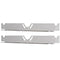 VEVOR Wheel Alignment Tool, 2-Pack Toe Alignment Toe Plates, Stainless Steel Wheel Alignment Tool Plate, Toe Angle Accurate Measurement, Includes 2 Measuring Tapes & Conversion Chart