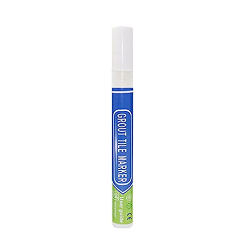 Tile Repair Pen Wall Gap Refill Grout Refresher Renew Repair Marker Bathroom Waterproof OZ (White)