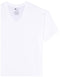 Hanes Men's White V-Neck T-Shirts (Large (42-44), White (6 Pack))